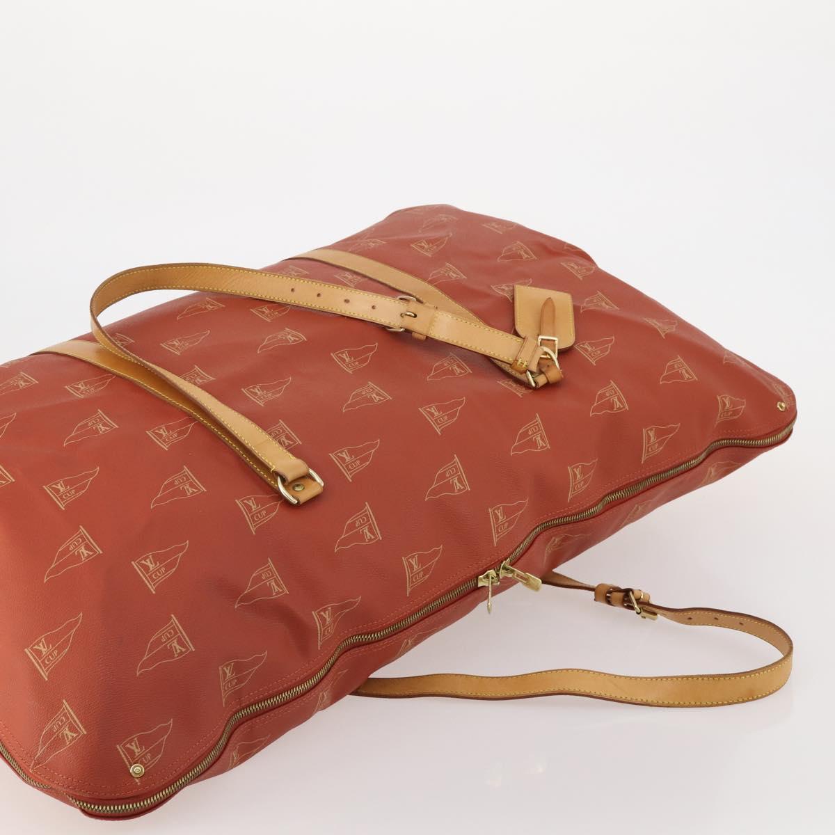 LOUIS VUITTON LV Cup Kabul Boston Bag Red M80020 LV Auth 190139