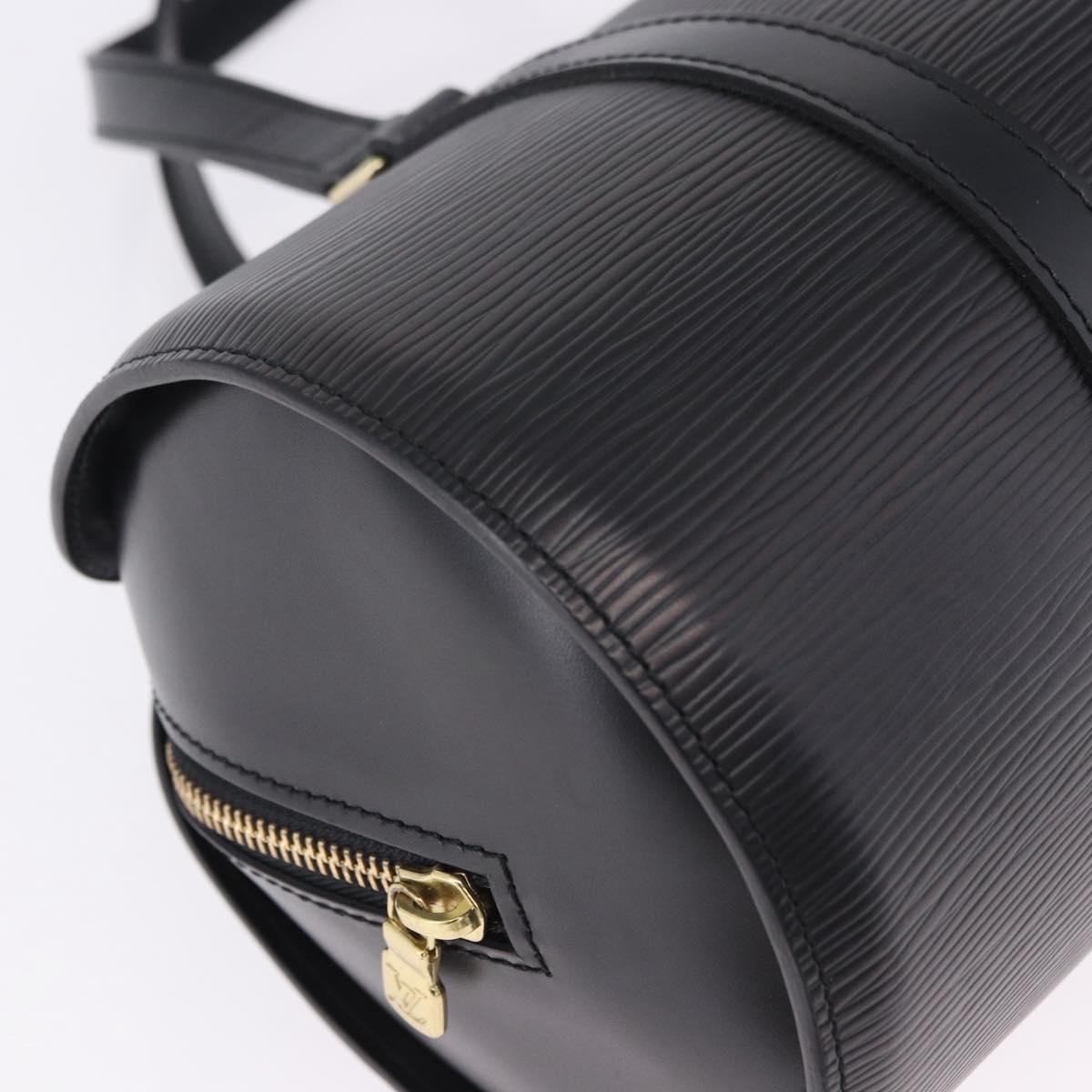 LOUIS VUITTON Epi Soufflot Hand Bag Black M52222 LV Auth 190140SAV