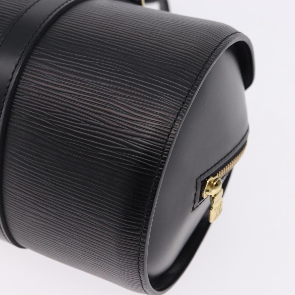 LOUIS VUITTON Epi Soufflot Hand Bag Black M52222 LV Auth 190140SAV