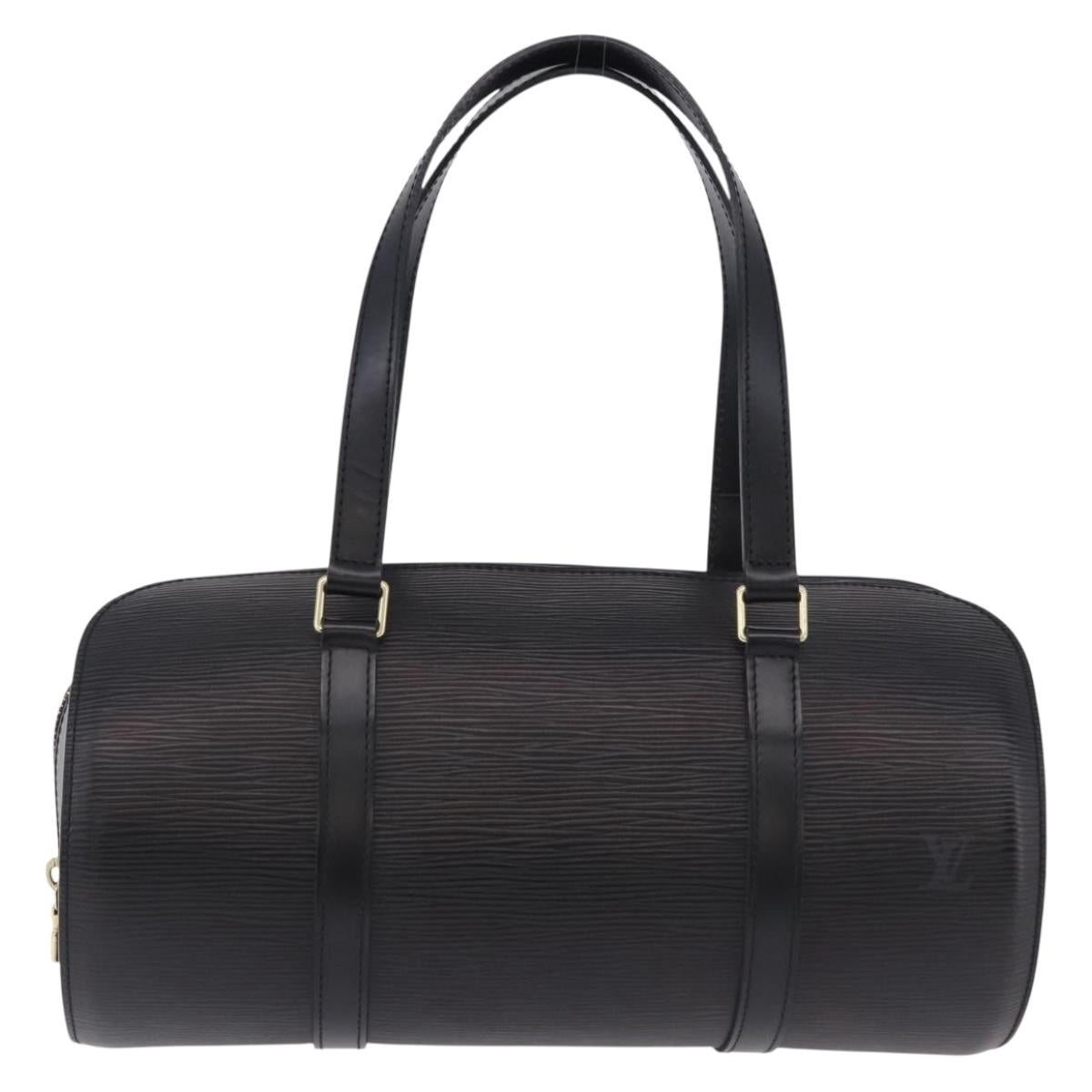 LOUIS VUITTON Epi Soufflot Hand Bag Black M52222 LV Auth 190140SAV