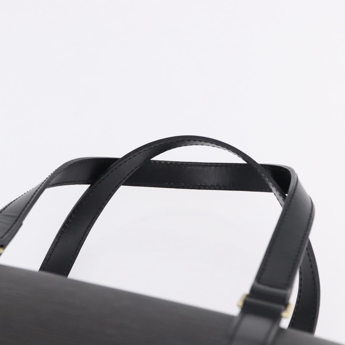 LOUIS VUITTON Epi Soufflot Hand Bag Black M52222 LV Auth 190140SAV