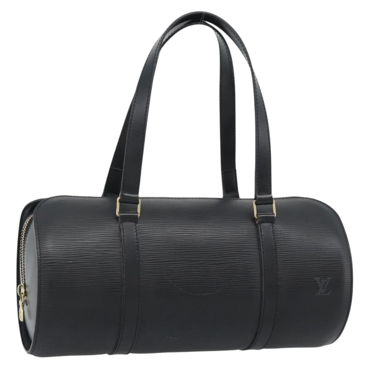 LOUIS VUITTON Epi Soufflot Hand Bag Black M52222 LV Auth 190142A
