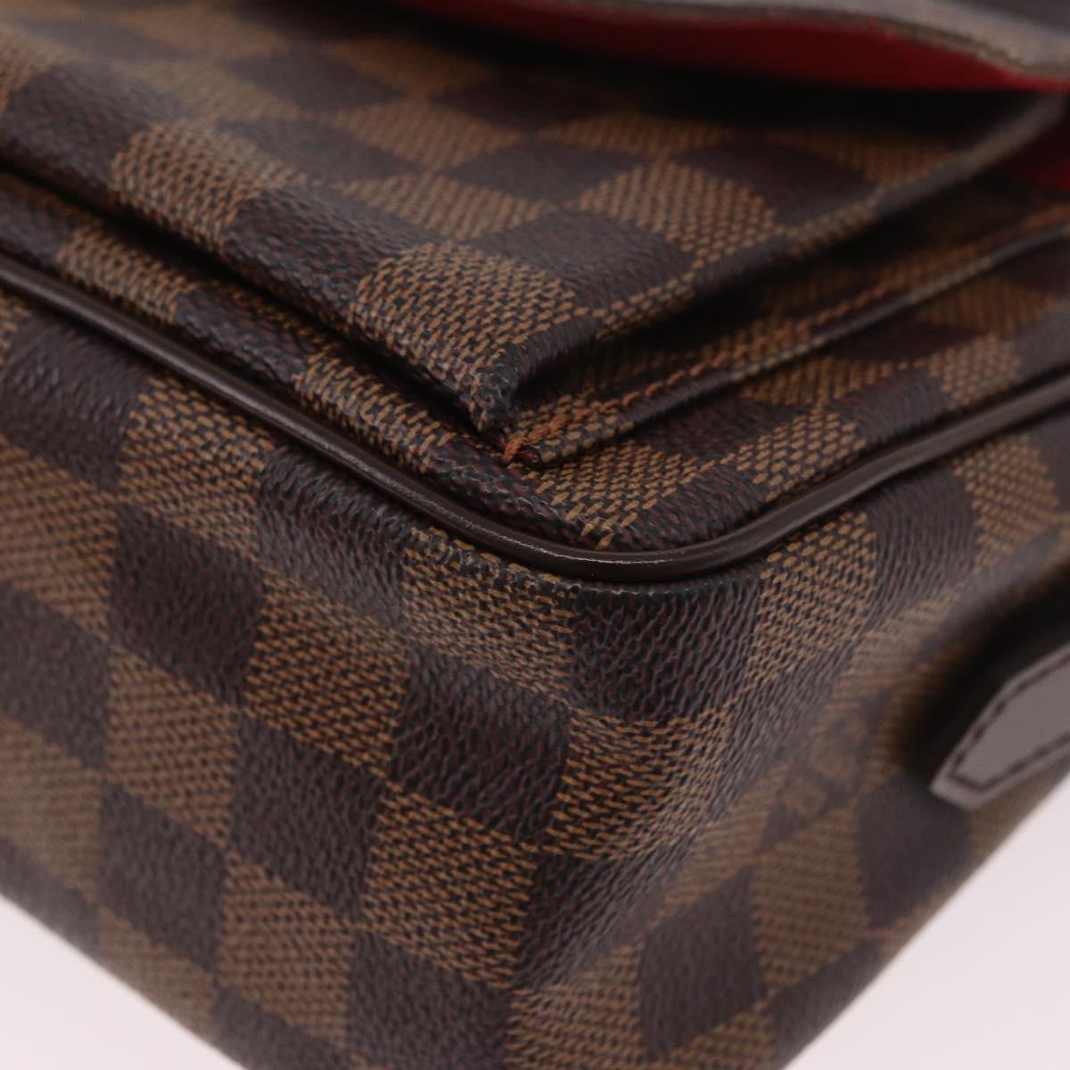 LOUIS VUITTON Damier Ebene Ravello GM Shoulder Bag N60006 LV Auth 190143SAV