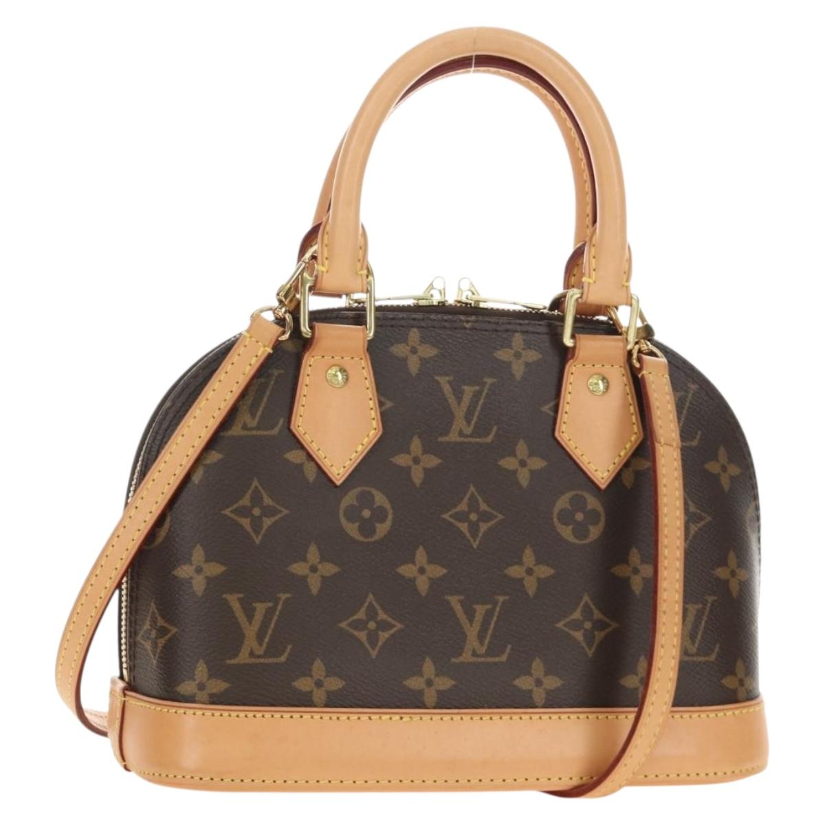 LOUIS VUITTON Monogram Alma BB Hand Bag 2way M53152 LV Auth 190152SAM