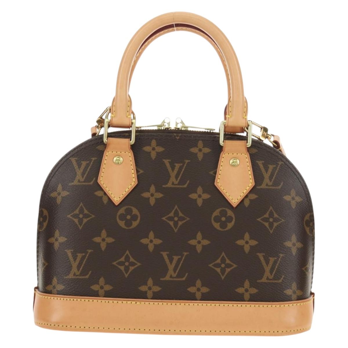 LOUIS VUITTON Monogram Alma BB Hand Bag 2way M53152 LV Auth 190152SAM