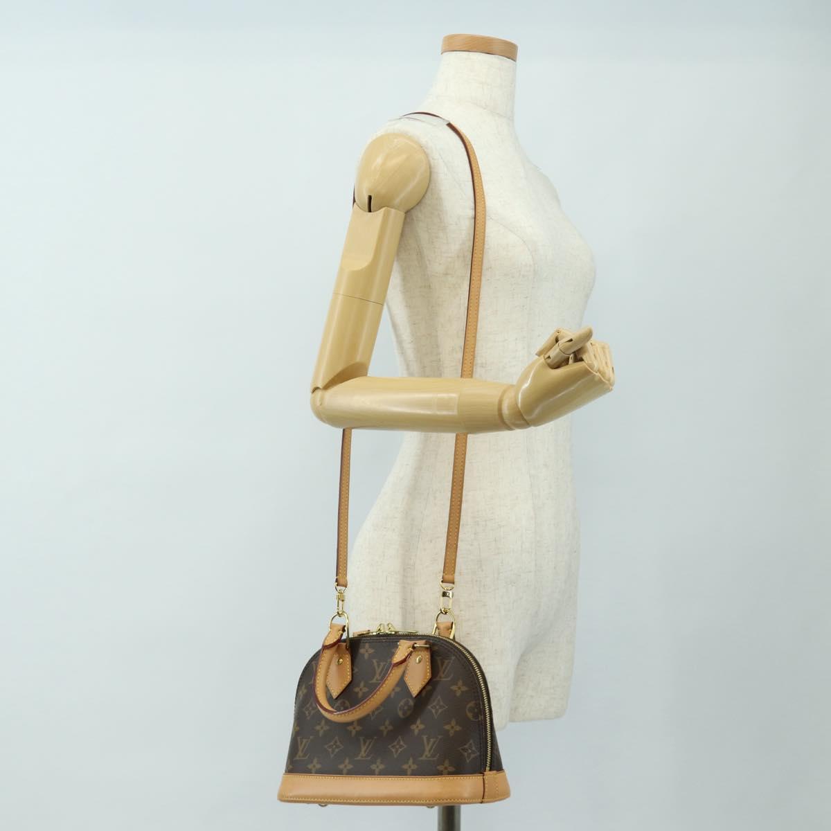 LOUIS VUITTON Monogram Alma BB Hand Bag 2way M53152 LV Auth 190152SAM