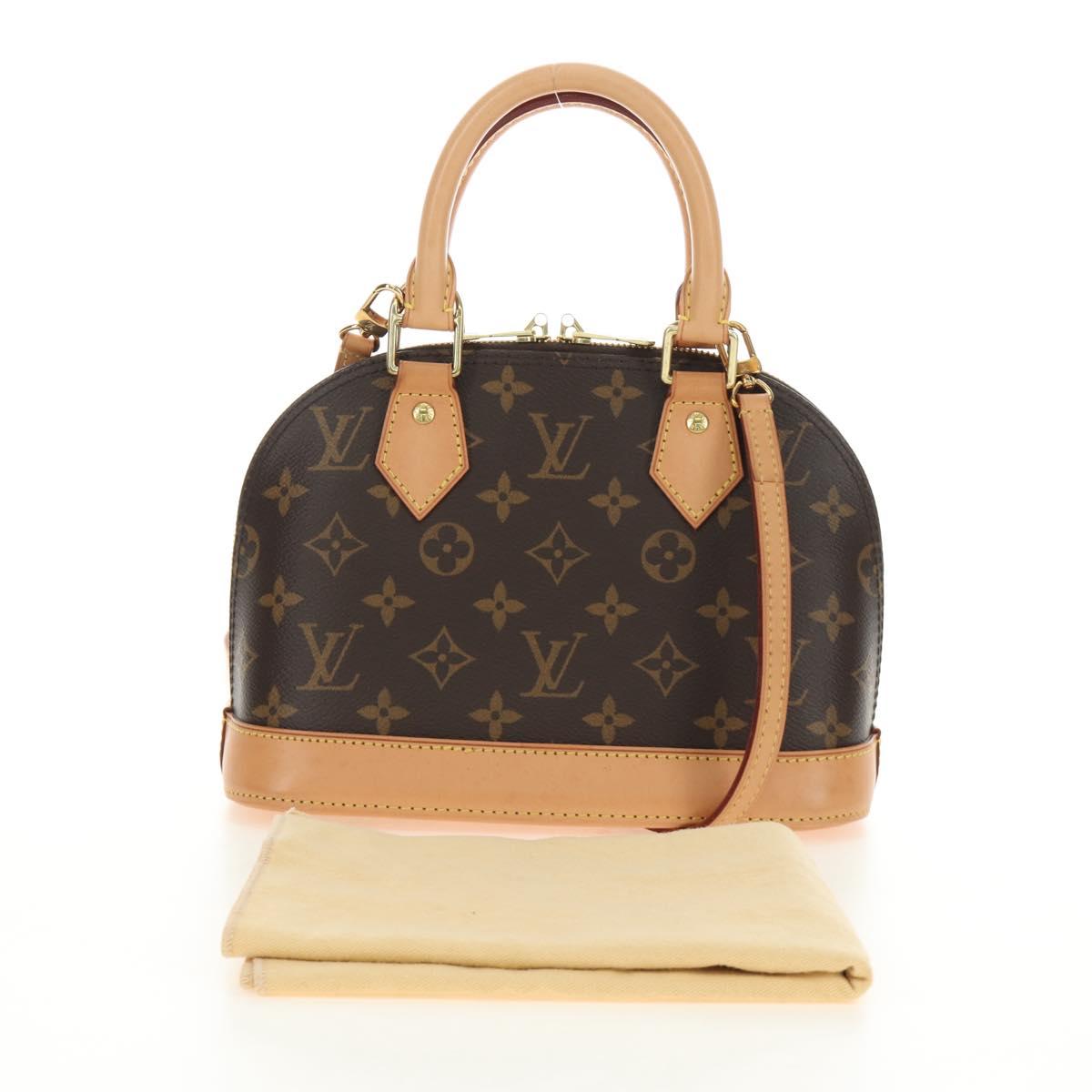 LOUIS VUITTON Monogram Alma BB Hand Bag 2way M53152 LV Auth 190152SAM