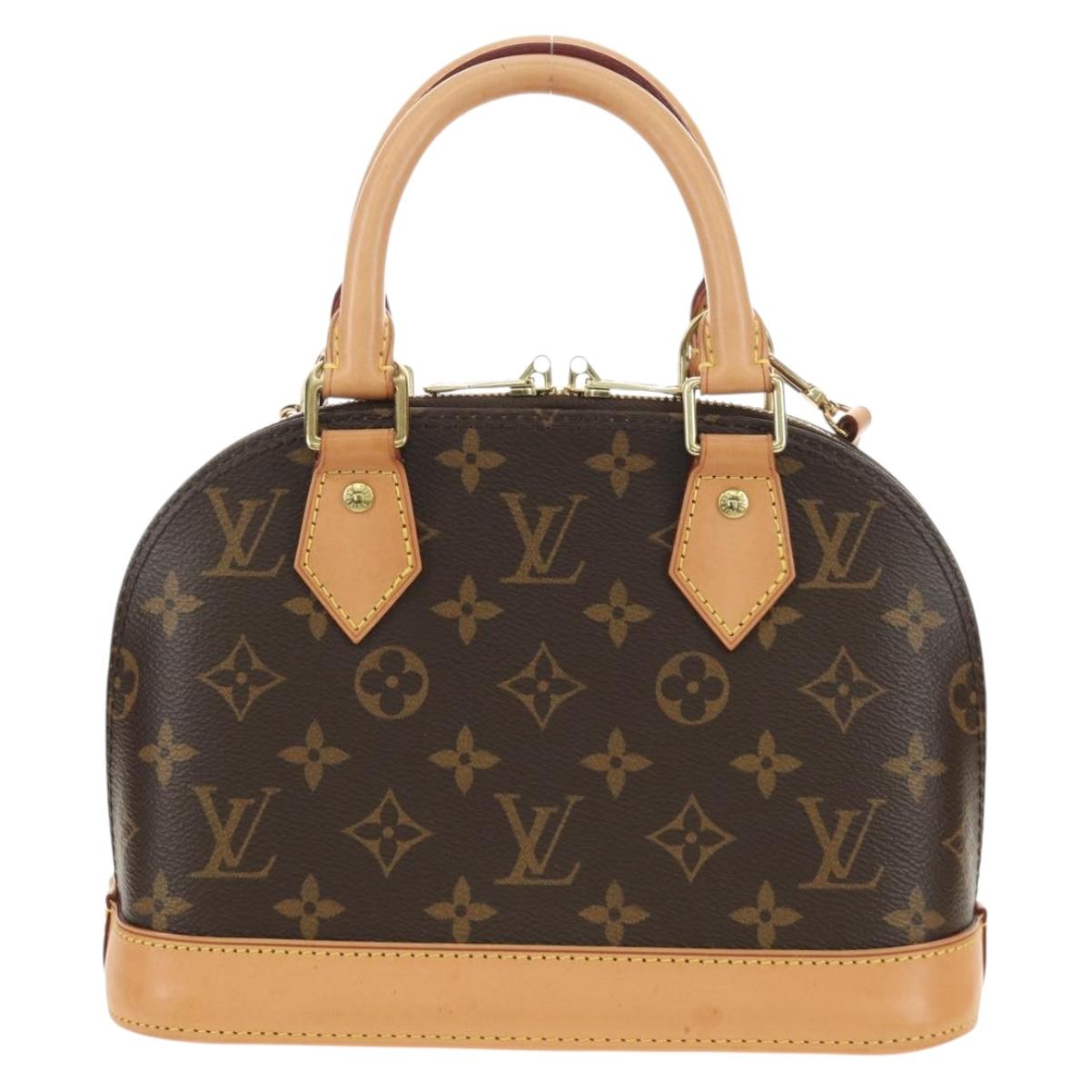 LOUIS VUITTON Monogram Alma BB Hand Bag 2way M53152 LV Auth 190152SAM