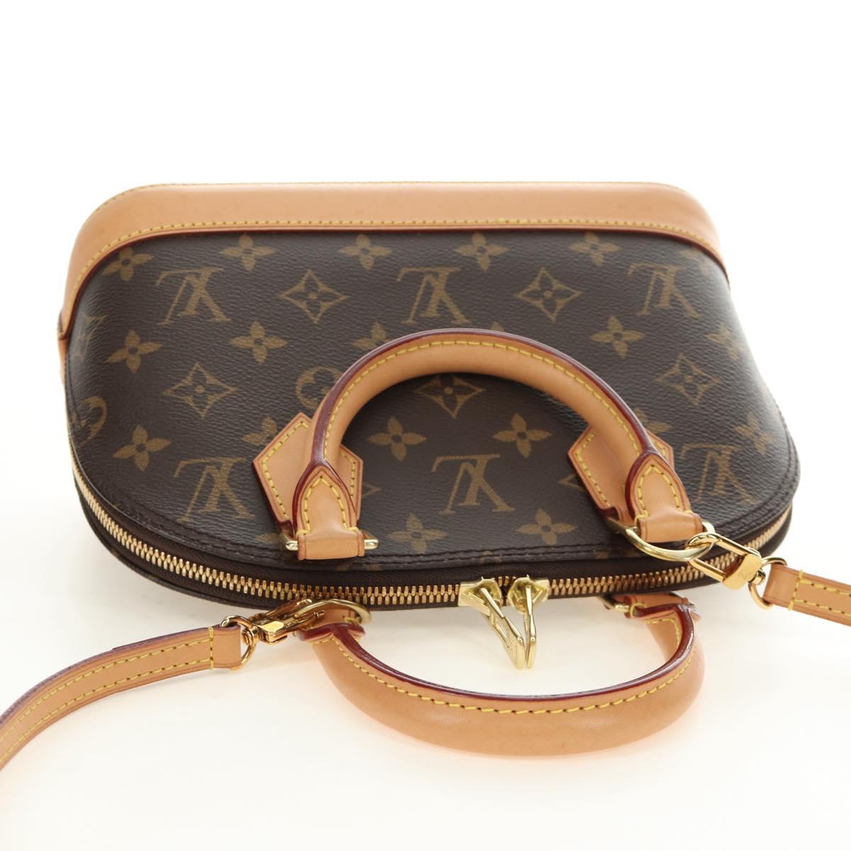 LOUIS VUITTON Monogram Alma BB Hand Bag 2way M53152 LV Auth 190152SAM