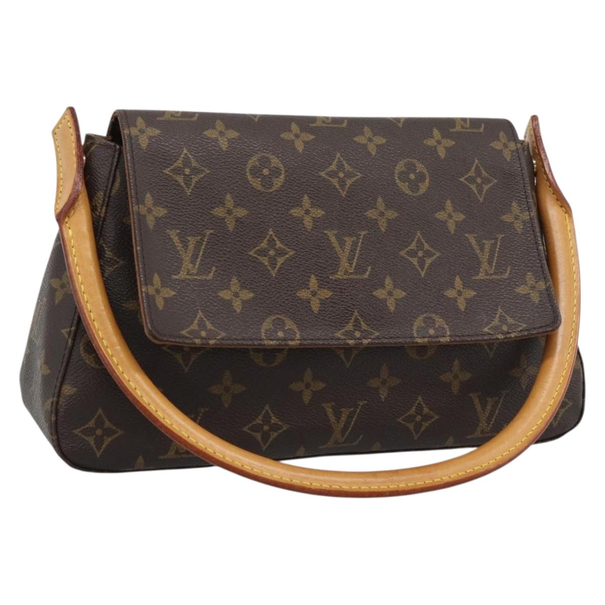 LOUIS VUITTON Monogram Mini Looping Shoulder Bag M51147 LV Auth 190153SAV