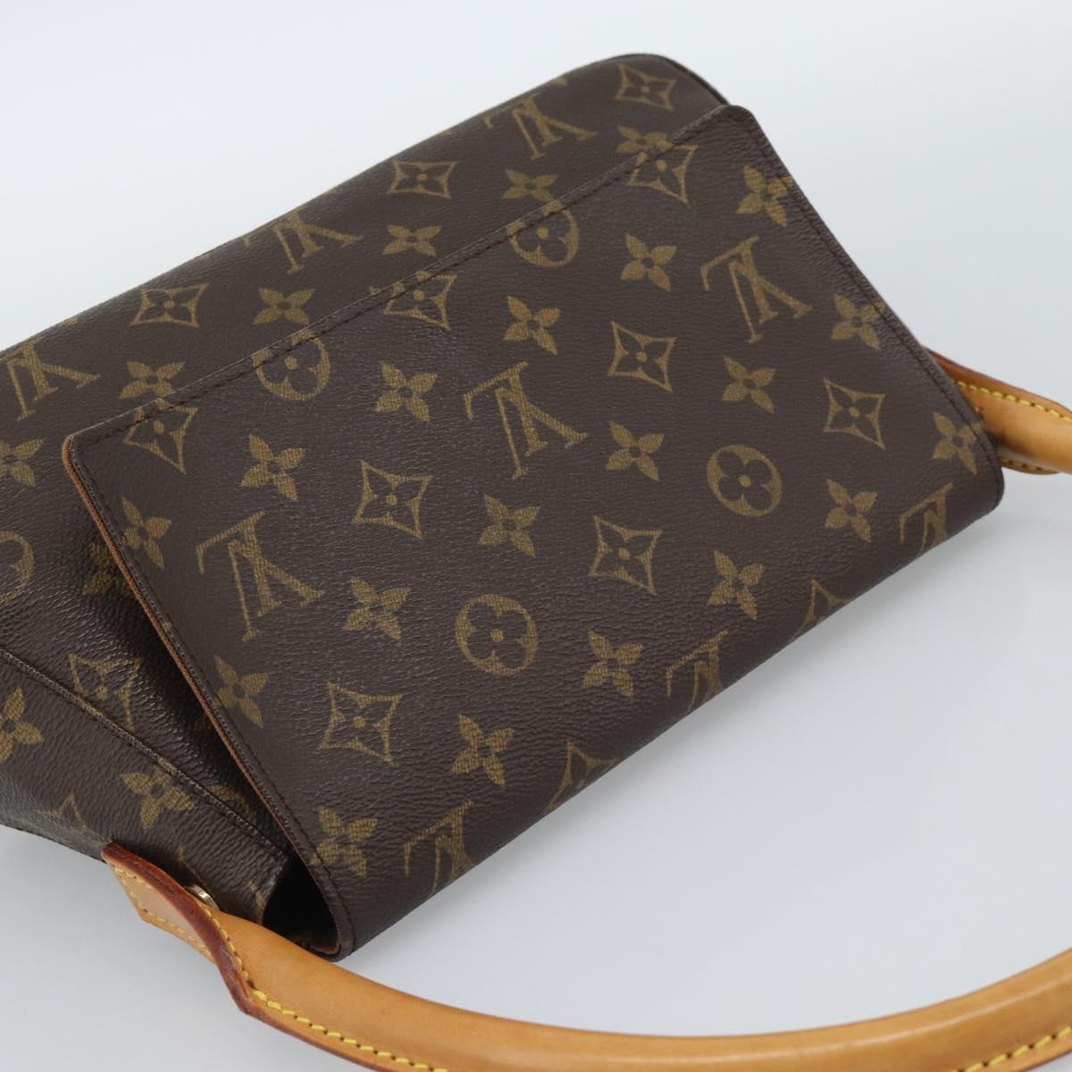 LOUIS VUITTON Monogram Mini Looping Shoulder Bag M51147 LV Auth 190153SAV