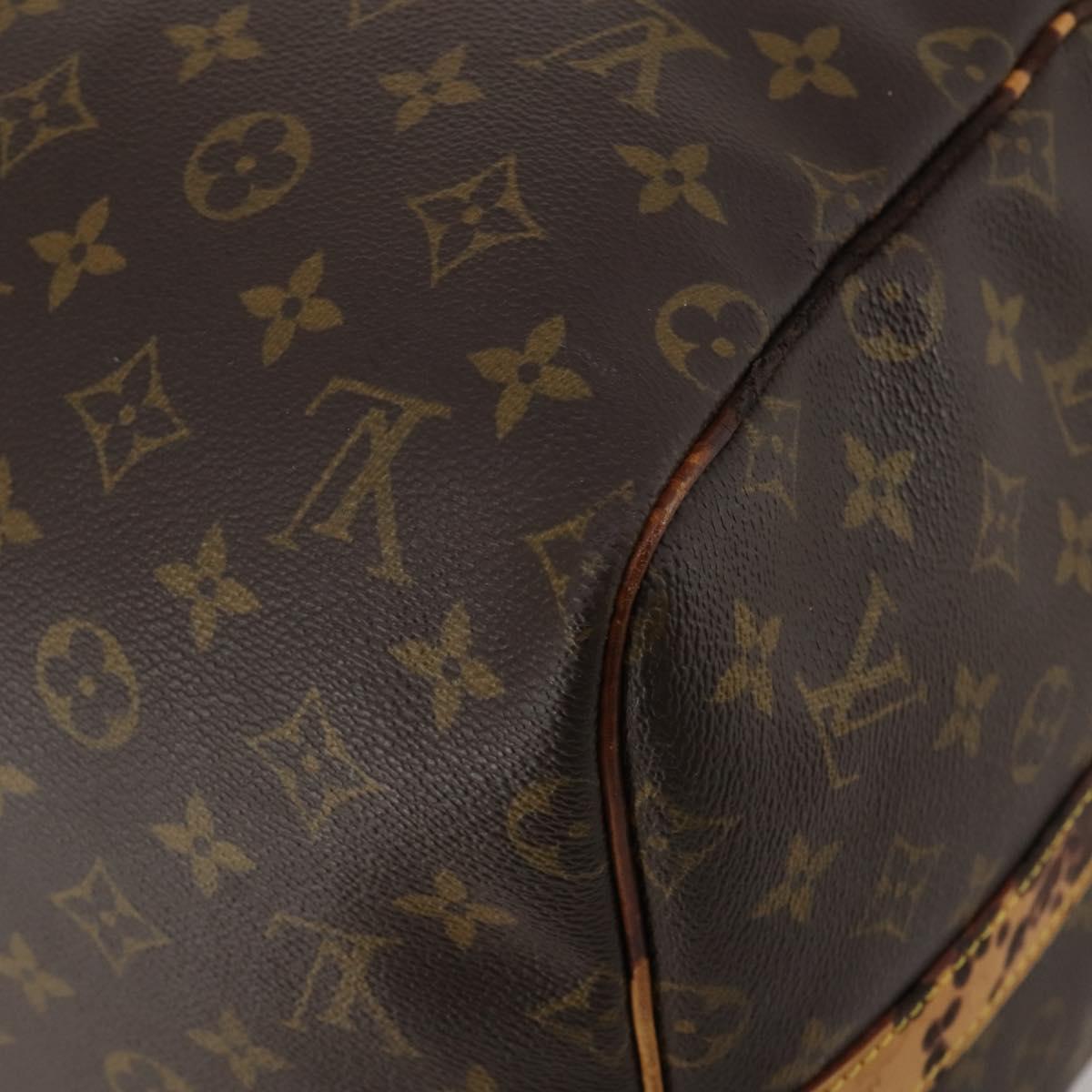 LOUIS VUITTON Monogram Keepall Bandouliere 55 Boston Bag M41414 LV Auth 190165