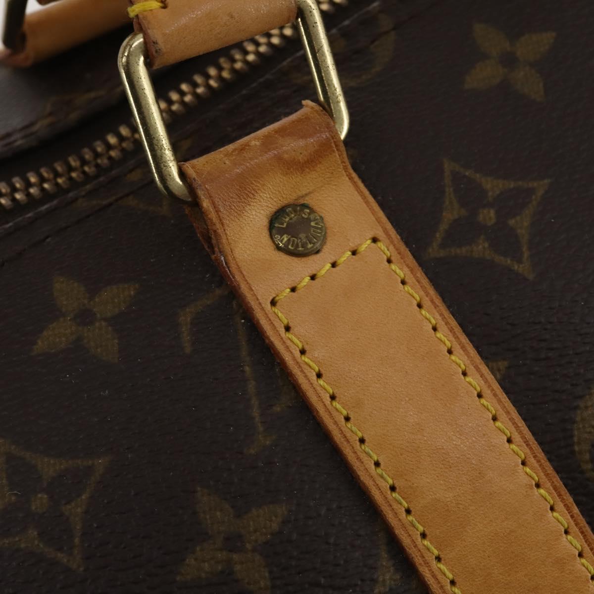 LOUIS VUITTON Monogram Keepall Bandouliere 55 Boston Bag M41414 LV Auth 190165