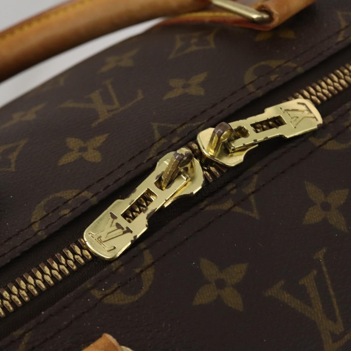 LOUIS VUITTON Monogram Keepall Bandouliere 55 Boston Bag M41414 LV Auth 190165