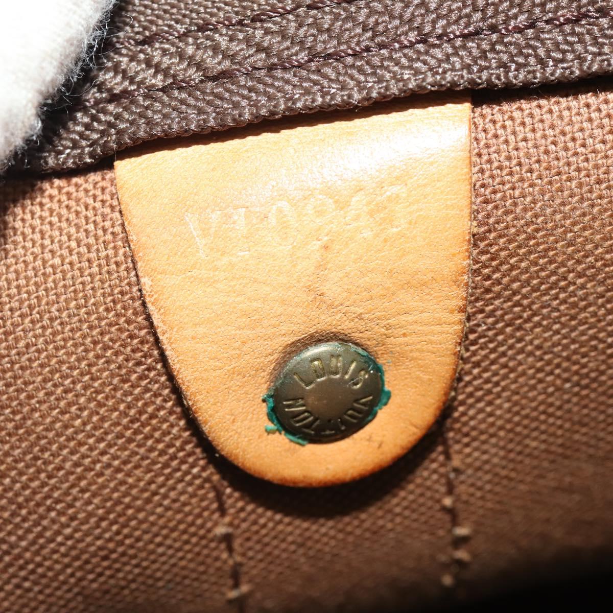 LOUIS VUITTON Monogram Keepall Bandouliere 55 Boston Bag M41414 LV Auth 190165