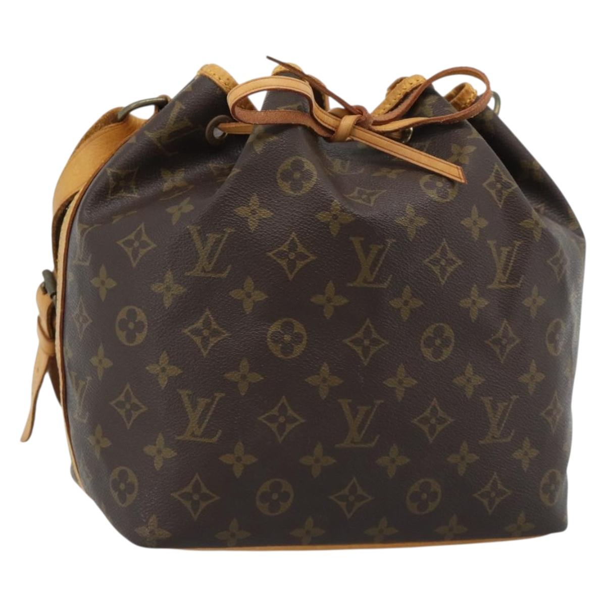 LOUIS VUITTON Monogram Petit Noe Shoulder Bag M42226 LV Auth 190168A