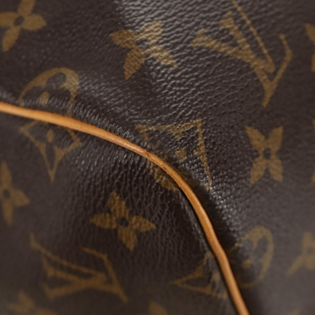 LOUIS VUITTON Monogram Keepall 55 Boston Bag M41424 LV Auth 190169SAV