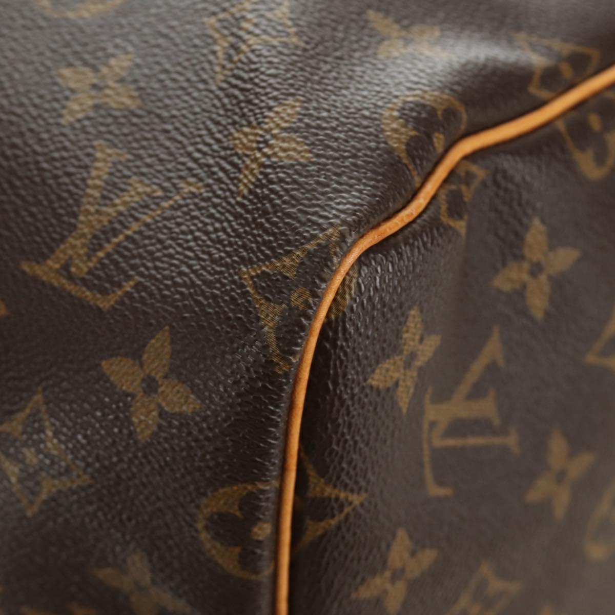 LOUIS VUITTON Monogram Keepall 55 Boston Bag M41424 LV Auth 190169SAV