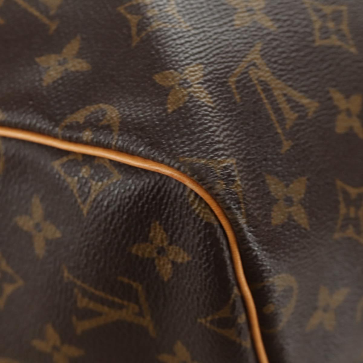 LOUIS VUITTON Monogram Keepall 55 Boston Bag M41424 LV Auth 190169SAV