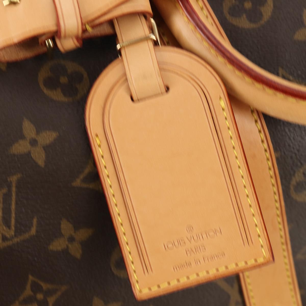 LOUIS VUITTON Monogram Keepall 55 Boston Bag M41424 LV Auth 190169SAV