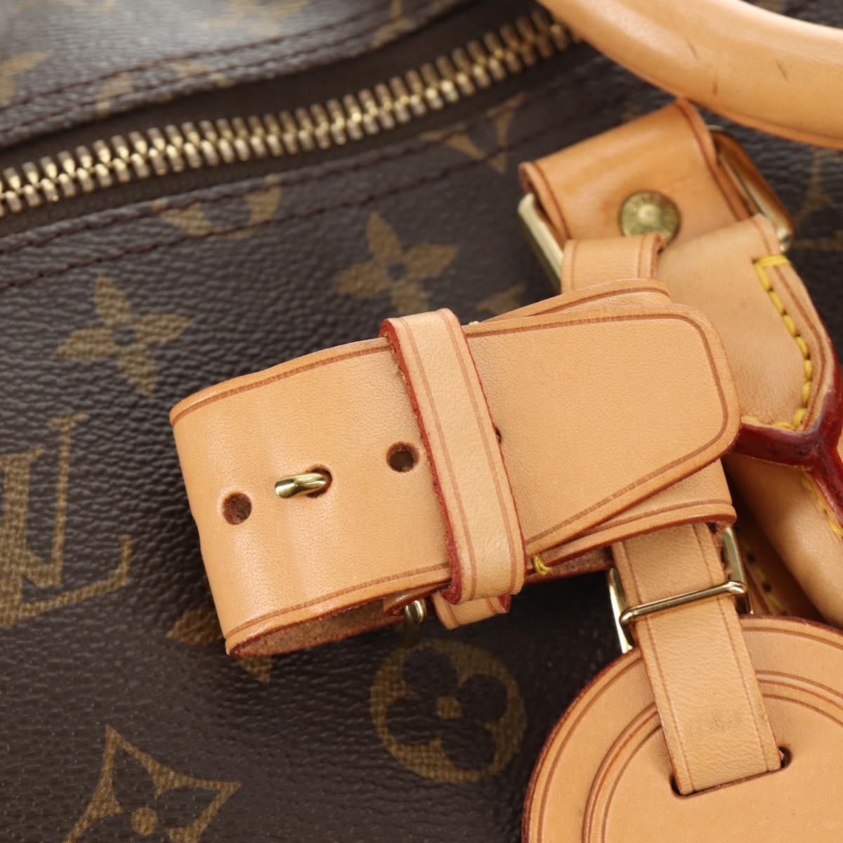 LOUIS VUITTON Monogram Keepall 55 Boston Bag M41424 LV Auth 190169SAV