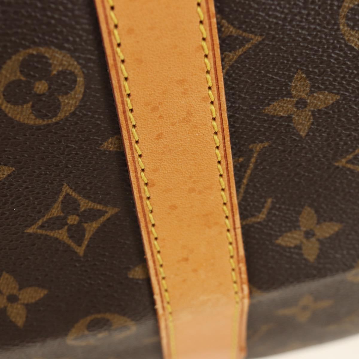 LOUIS VUITTON Monogram Keepall 55 Boston Bag M41424 LV Auth 190169SAV