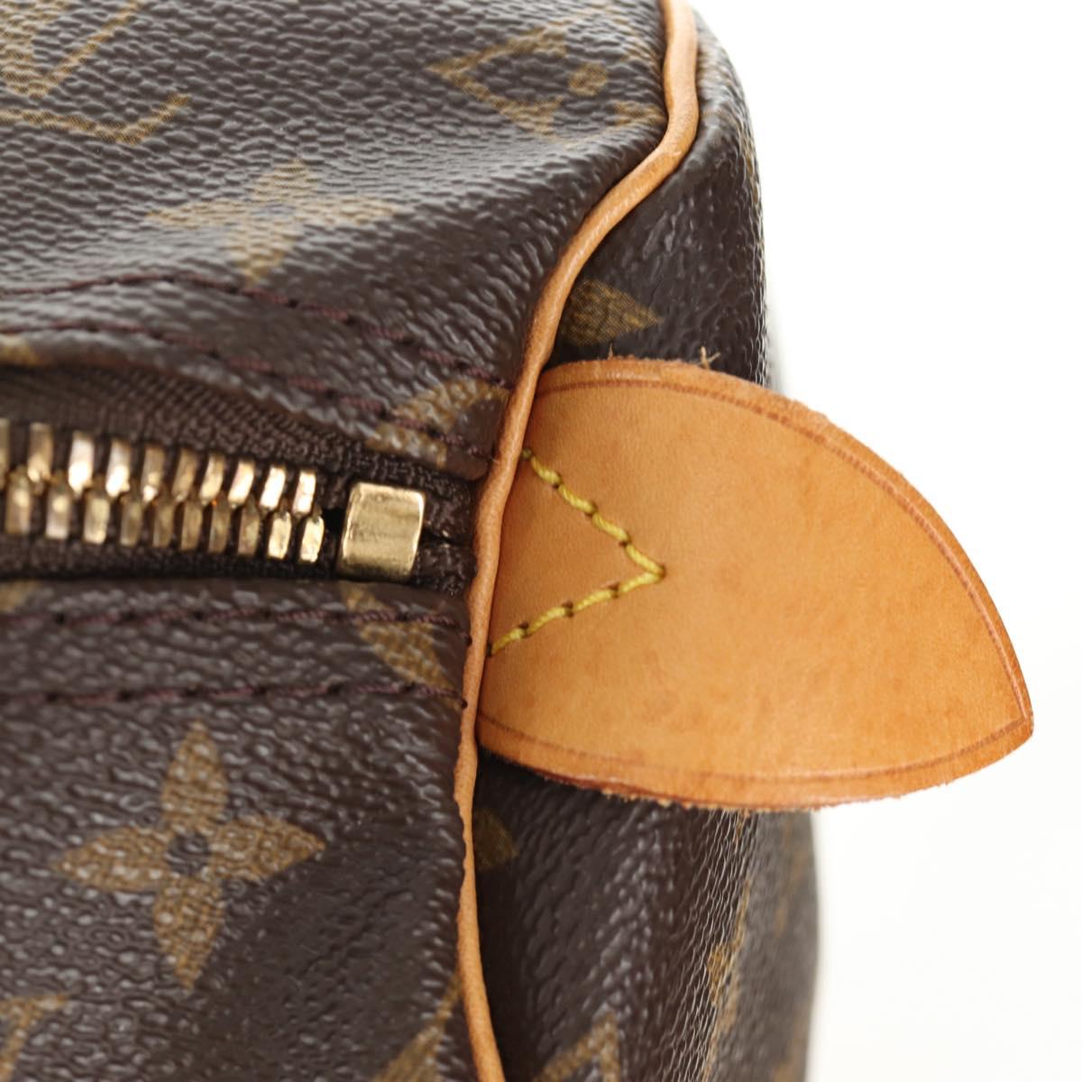 LOUIS VUITTON Monogram Keepall 55 Boston Bag M41424 LV Auth 190169SAV