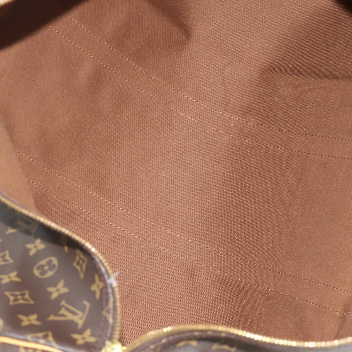 LOUIS VUITTON Monogram Keepall 55 Boston Bag M41424 LV Auth 190169SAV