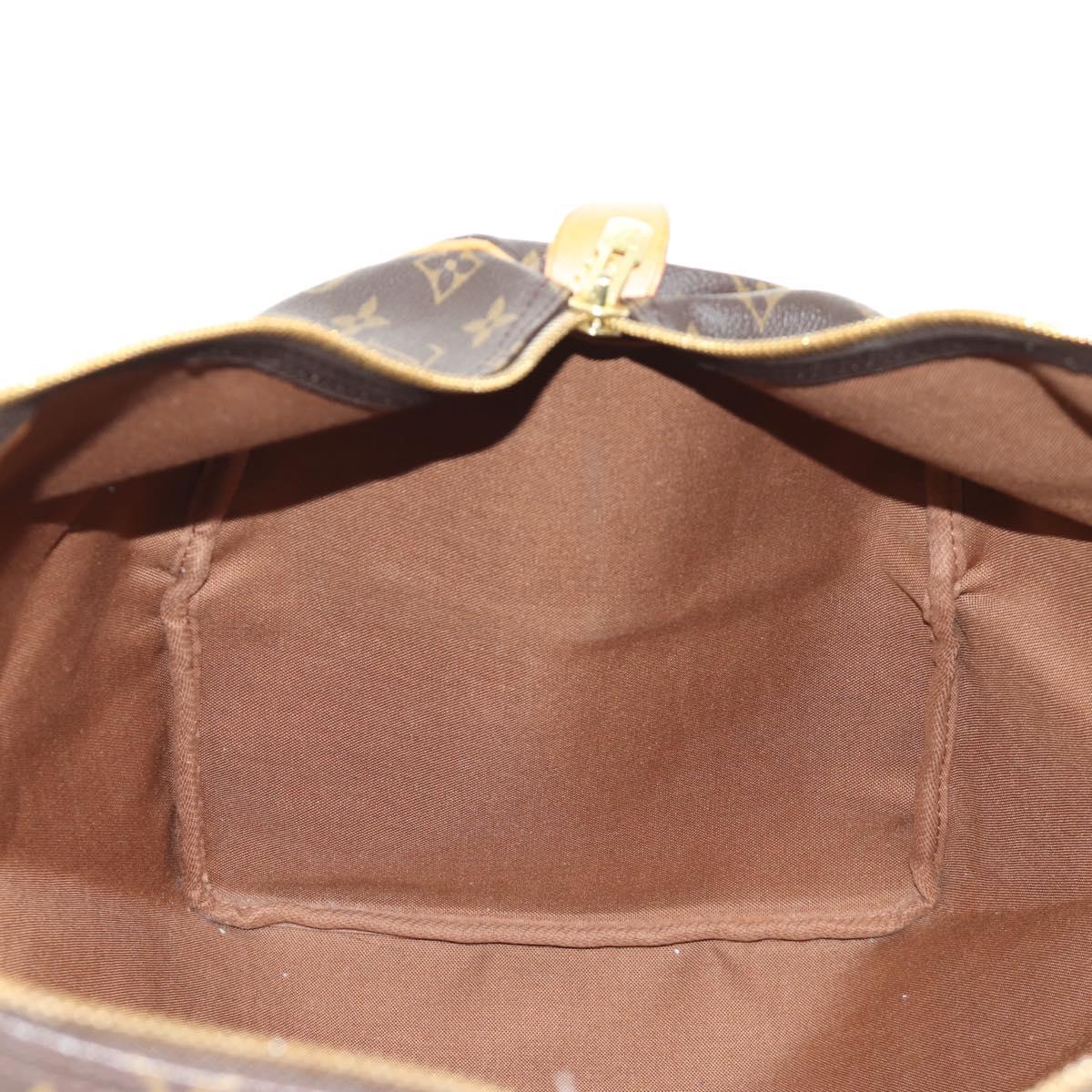 LOUIS VUITTON Monogram Keepall 55 Boston Bag M41424 LV Auth 190169SAV