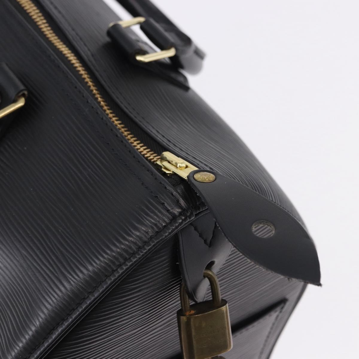 LOUIS VUITTON Epi Speedy 30 Hand Bag Noir Black M43002 LV Auth 190170SAV