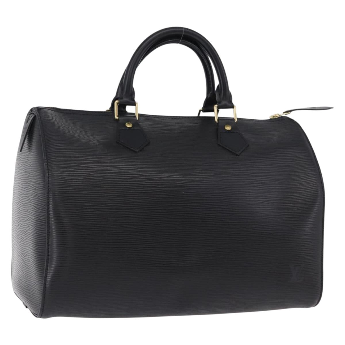 LOUIS VUITTON Epi Speedy 30 Hand Bag Noir Black M43002 LV Auth 190170SAV