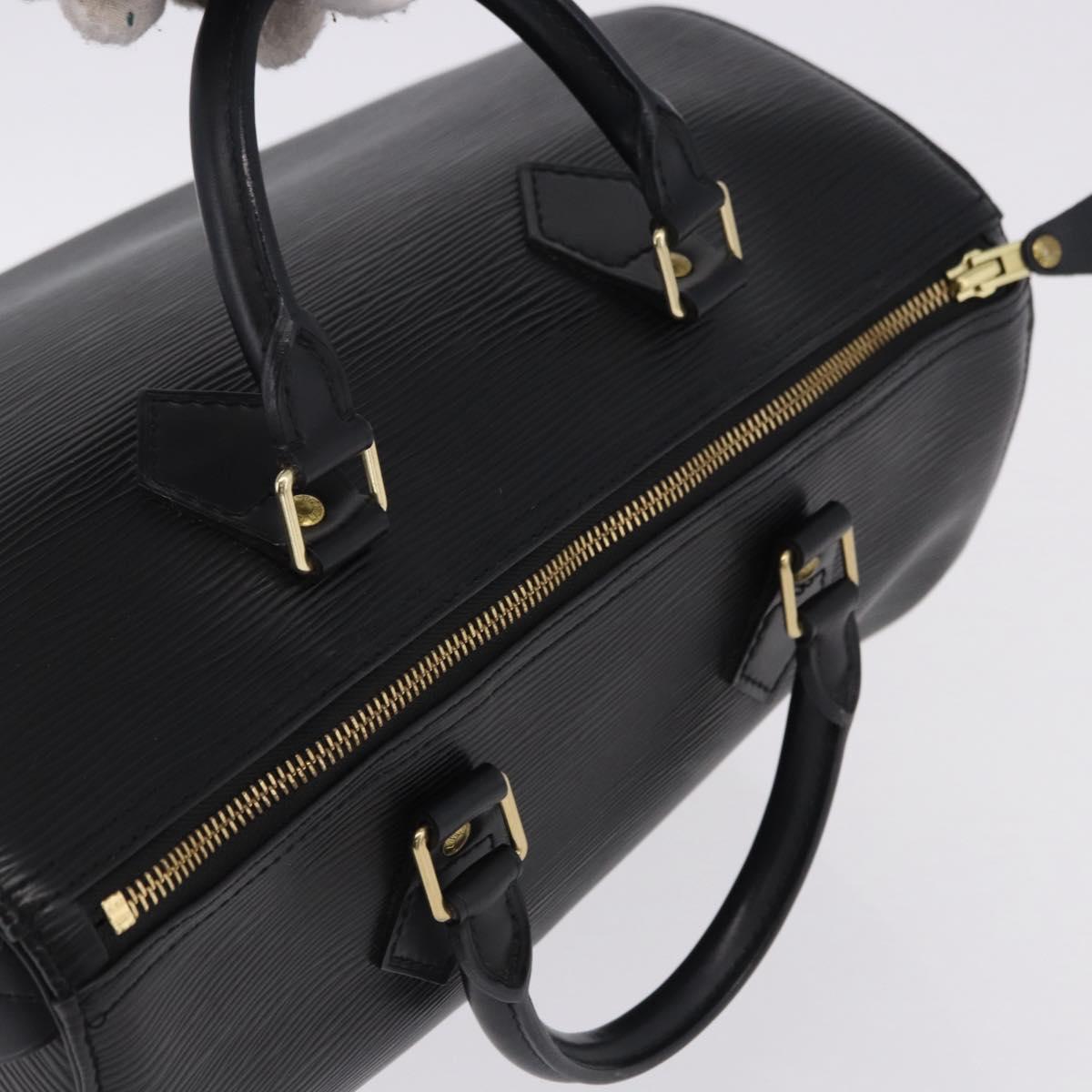 LOUIS VUITTON Epi Speedy 30 Hand Bag Noir Black M43002 LV Auth 190170SAV