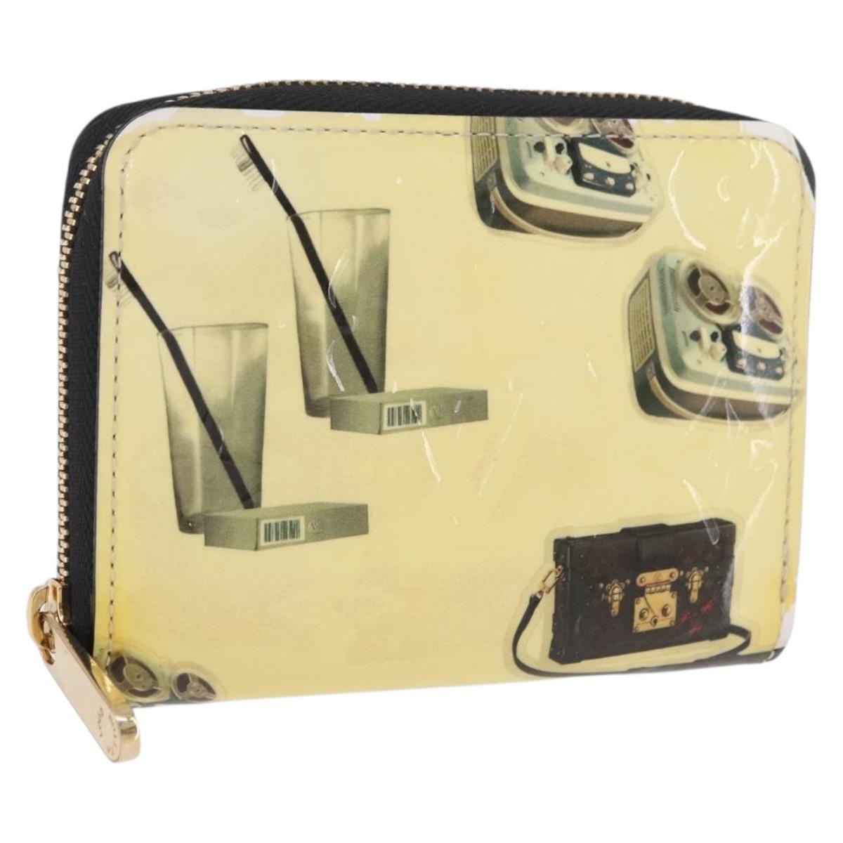 LOUIS VUITTON Vernis Sticker Print Nicola Geschier Purse M50372 Auth 190172
