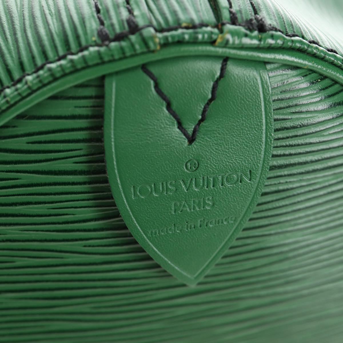 LOUIS VUITTON Epi Speedy 40 Hand Bag Green M42984 LV Auth 190174V
