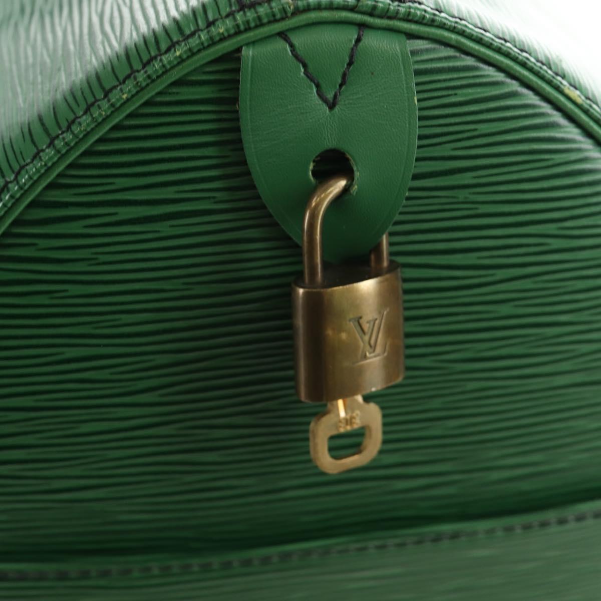 LOUIS VUITTON Epi Speedy 40 Hand Bag Green M42984 LV Auth 190174V