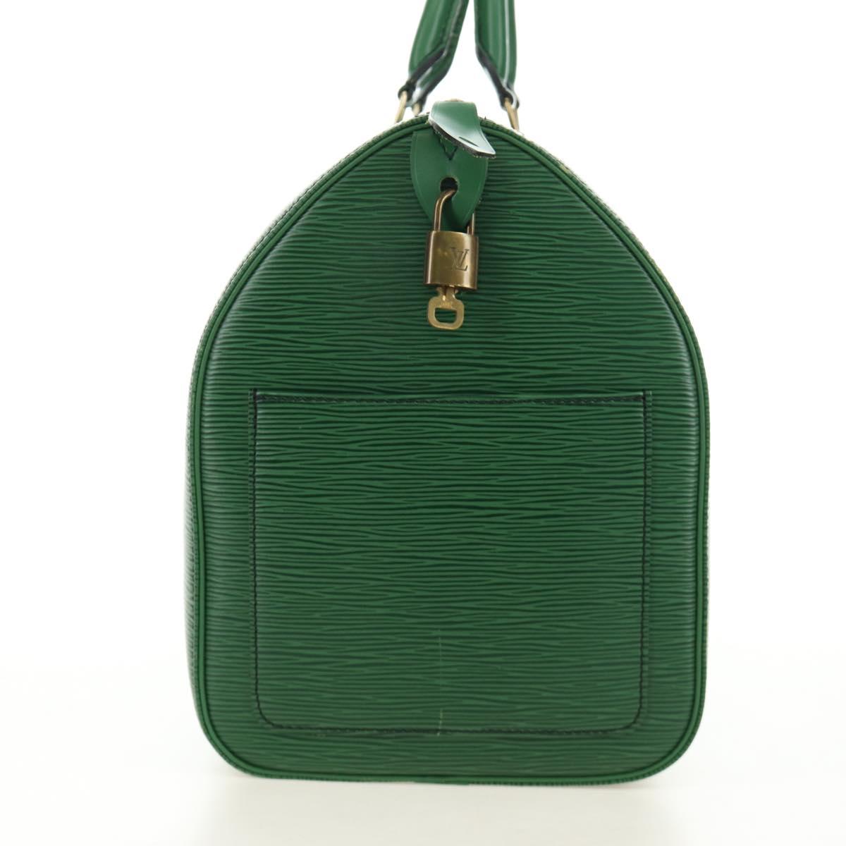 LOUIS VUITTON Epi Speedy 40 Hand Bag Green M42984 LV Auth 190174V