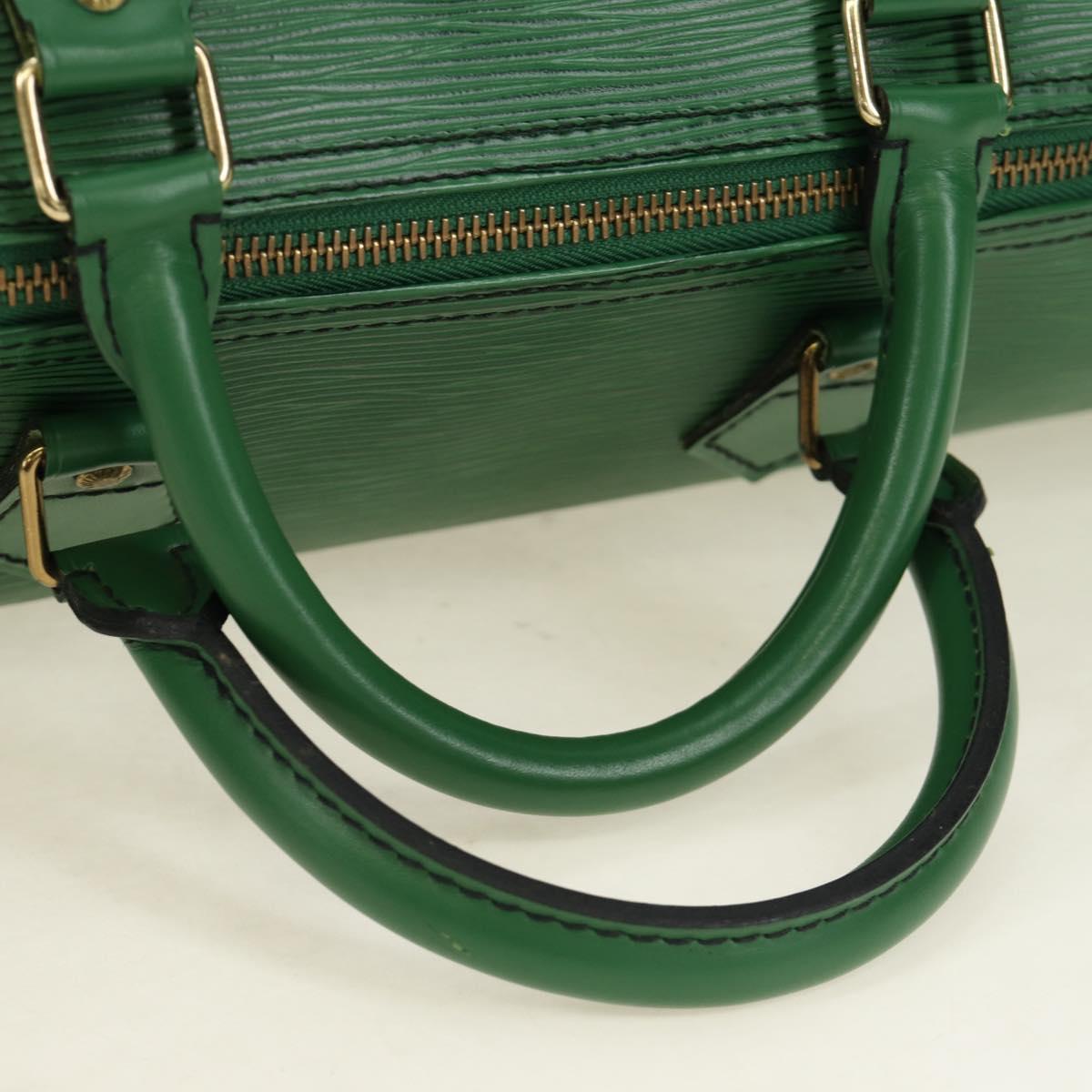 LOUIS VUITTON Epi Speedy 40 Hand Bag Green M42984 LV Auth 190174V