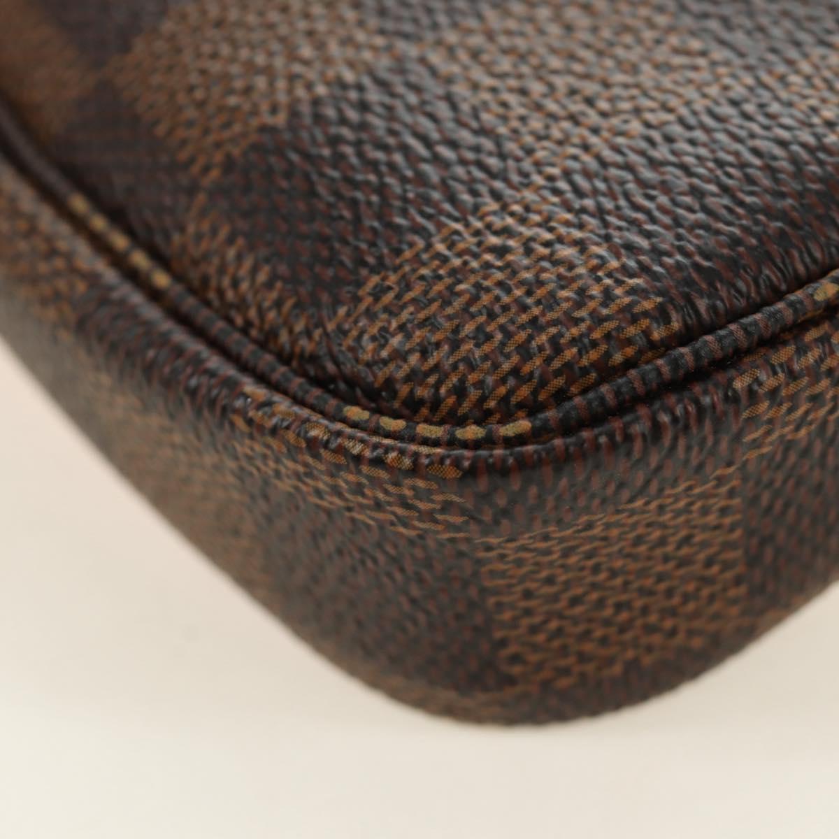 LOUIS VUITTON Damier Ebene Vivienne Mini Pochette Accessoires Auth 190175M