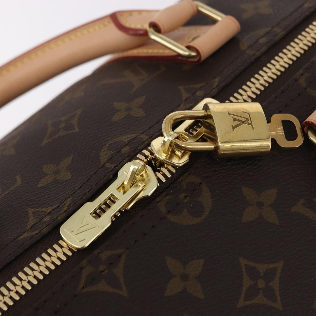 LOUIS VUITTON Monogram Keepall 50 Boston Bag M41426 LV Auth 190183SAV