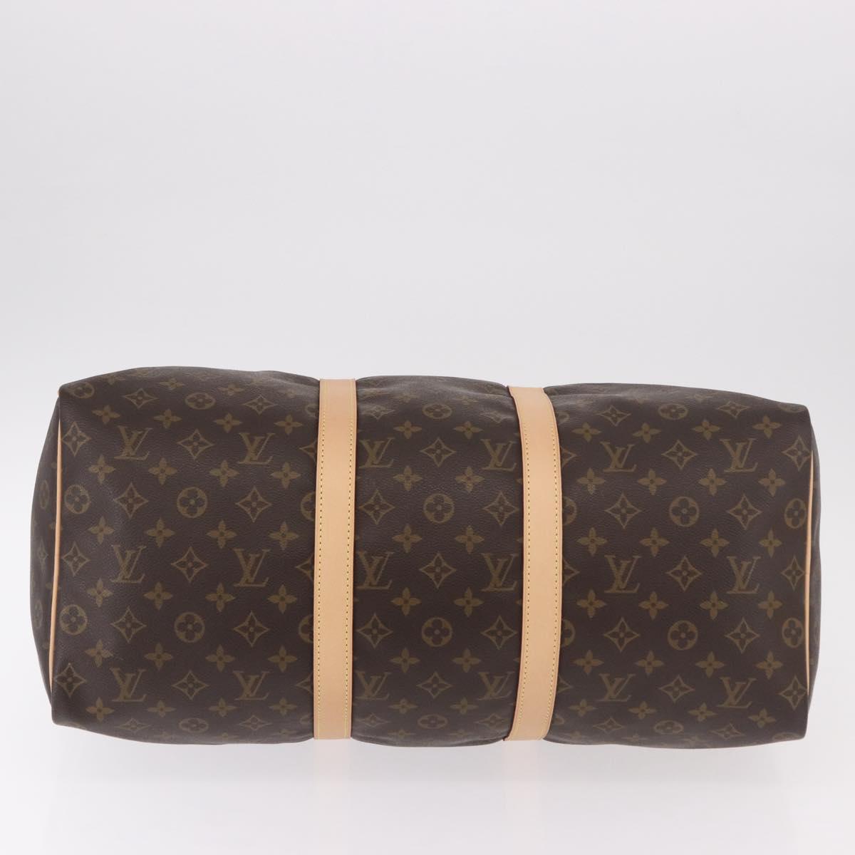 LOUIS VUITTON Monogram Keepall 50 Boston Bag M41426 LV Auth 190183SAV
