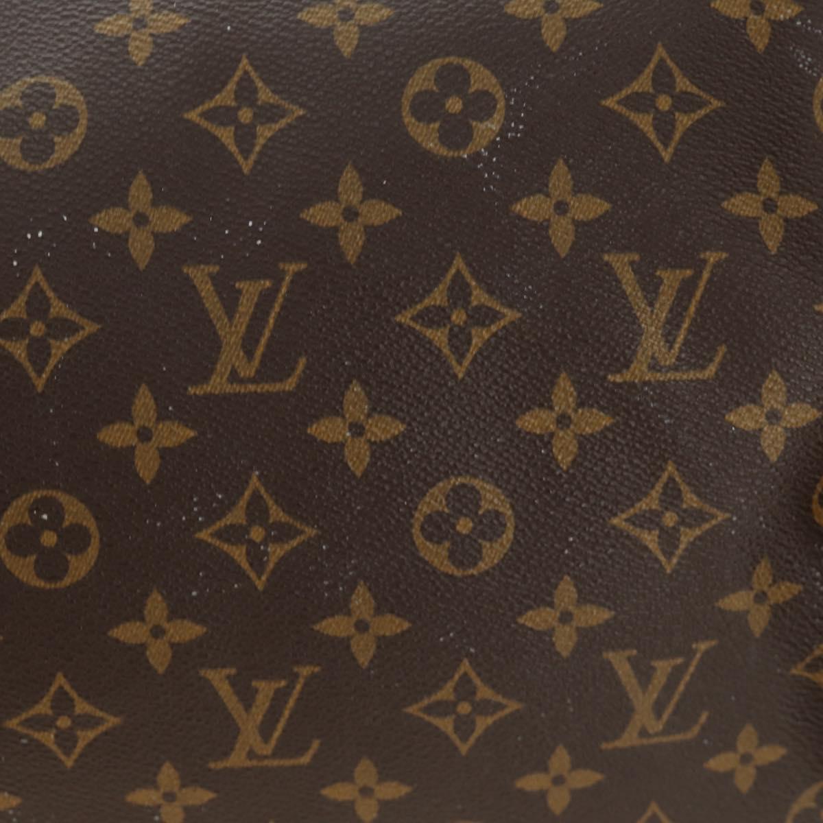 LOUIS VUITTON Monogram Keepall 60 Boston Bag M41422 LV Auth 190188V