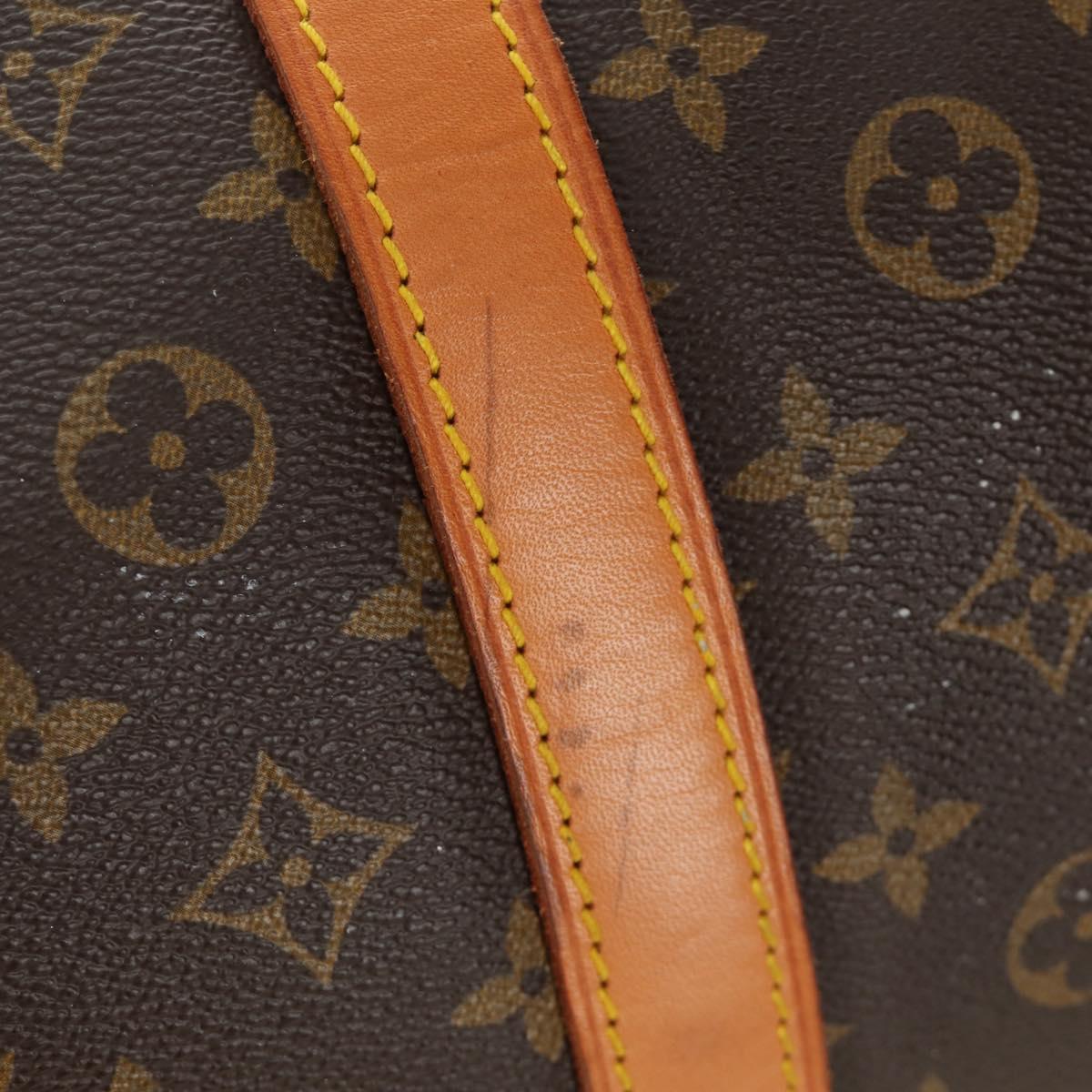 LOUIS VUITTON Monogram Keepall 60 Boston Bag M41422 LV Auth 190188V