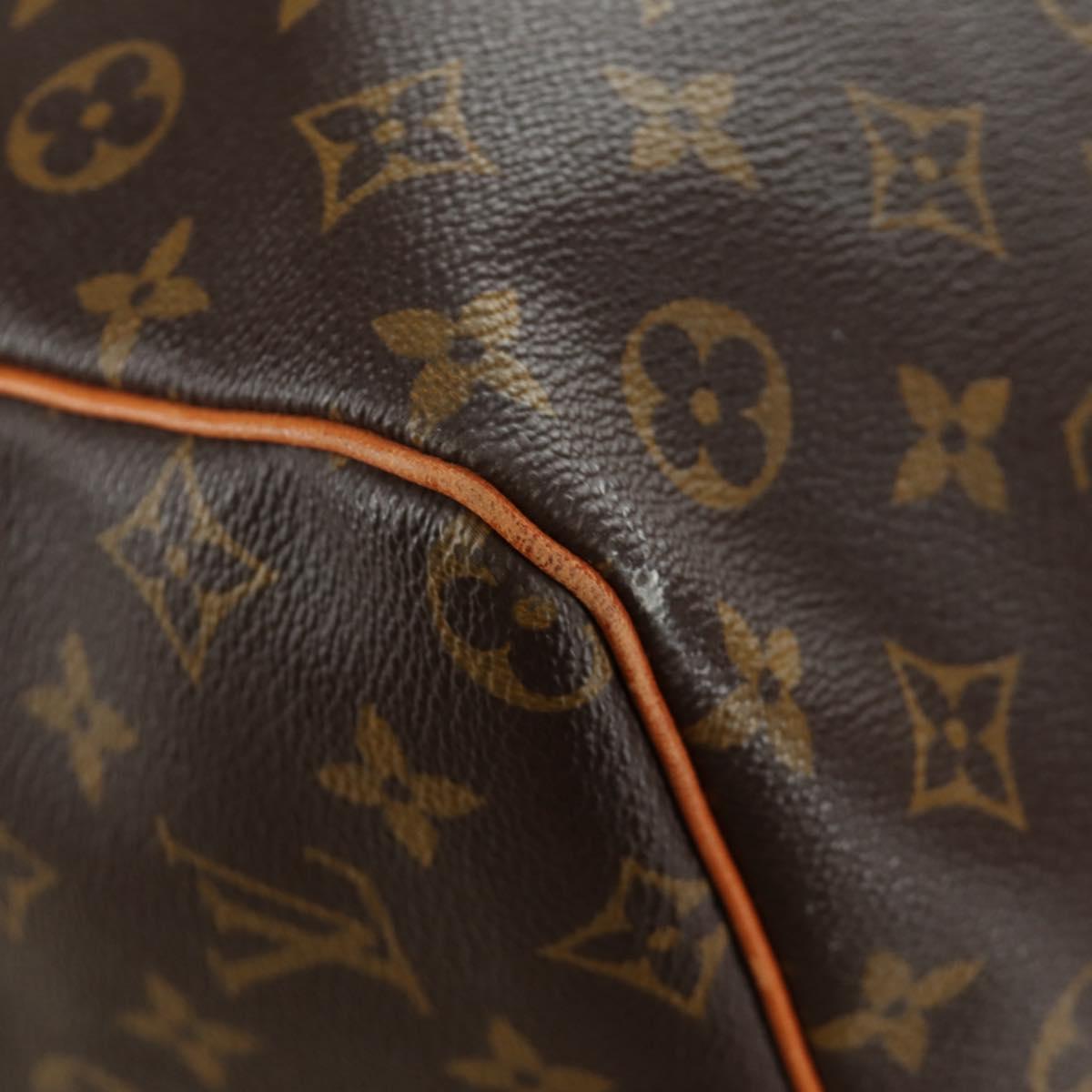 LOUIS VUITTON Monogram Keepall 60 Boston Bag M41422 LV Auth 190188V