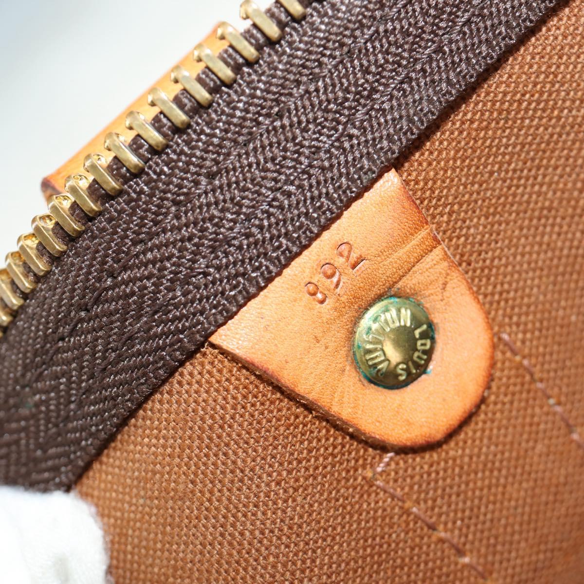 LOUIS VUITTON Monogram Keepall 60 Boston Bag M41422 LV Auth 190188V