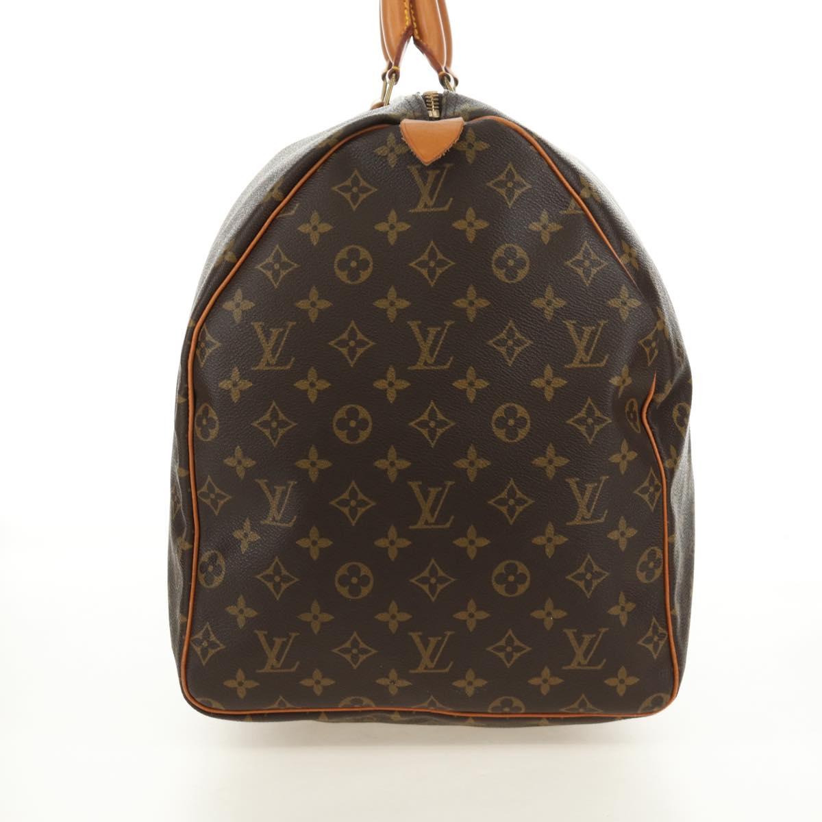 LOUIS VUITTON Monogram Keepall 60 Boston Bag M41422 LV Auth 190188V