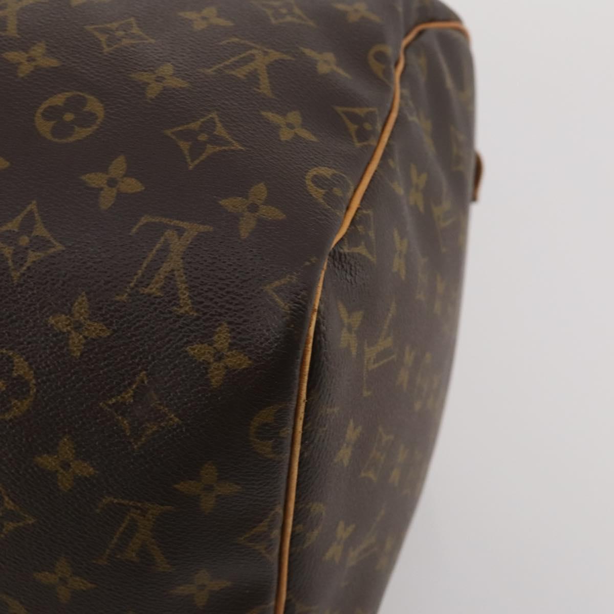 LOUIS VUITTON Monogram Keepall 55 Boston Bag M41424 LV Auth 190189