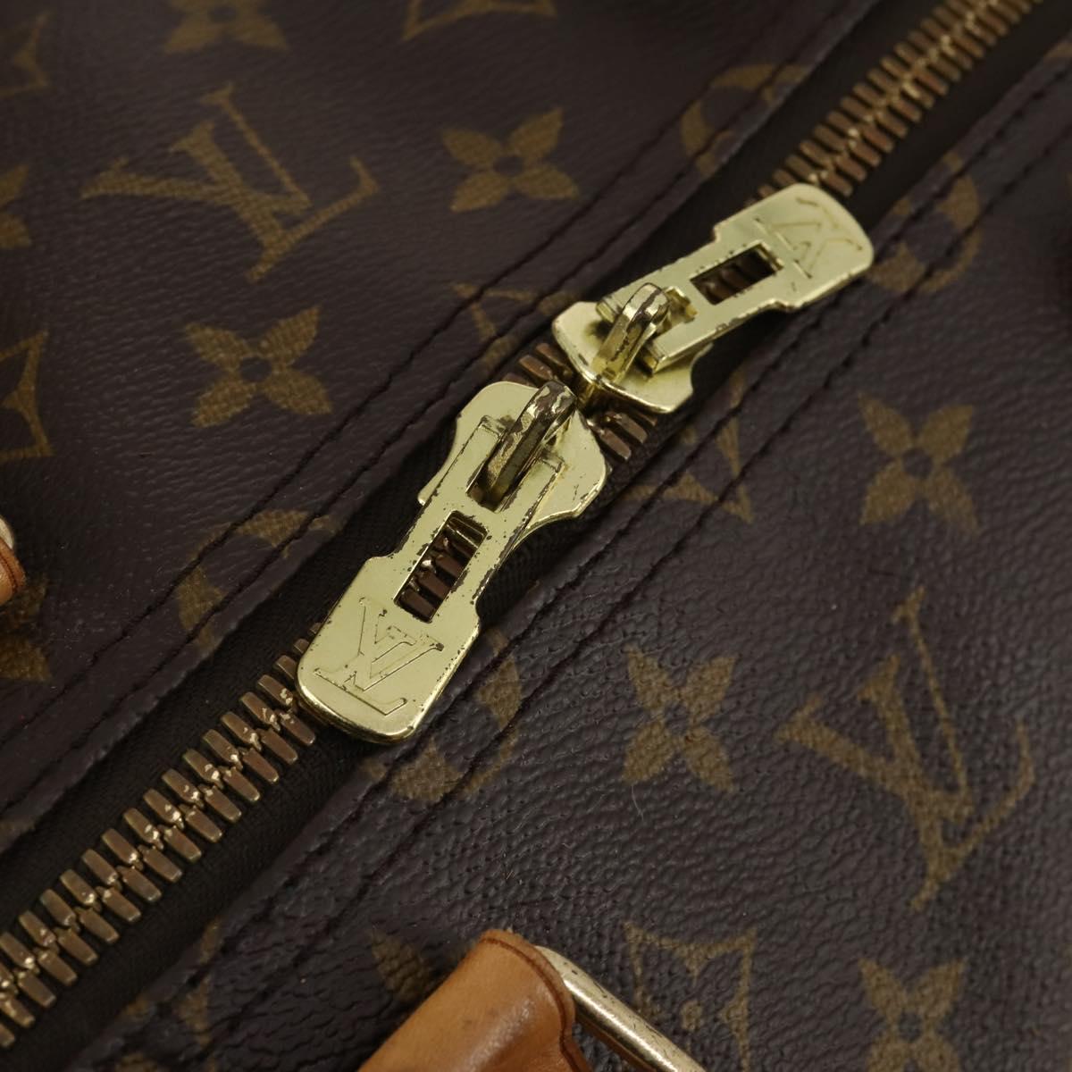 LOUIS VUITTON Monogram Keepall 55 Boston Bag M41424 LV Auth 190189