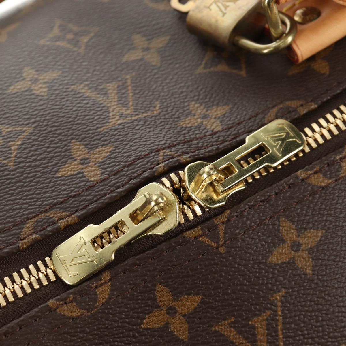LOUIS VUITTON Monogram Keepall 55 Boston Bag M41424 LV Auth 190190V