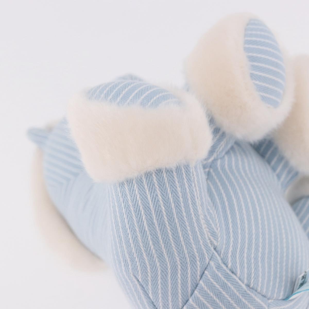 HERMES Baby Elmy Stuffed Cotton Light Blue Auth 190193M