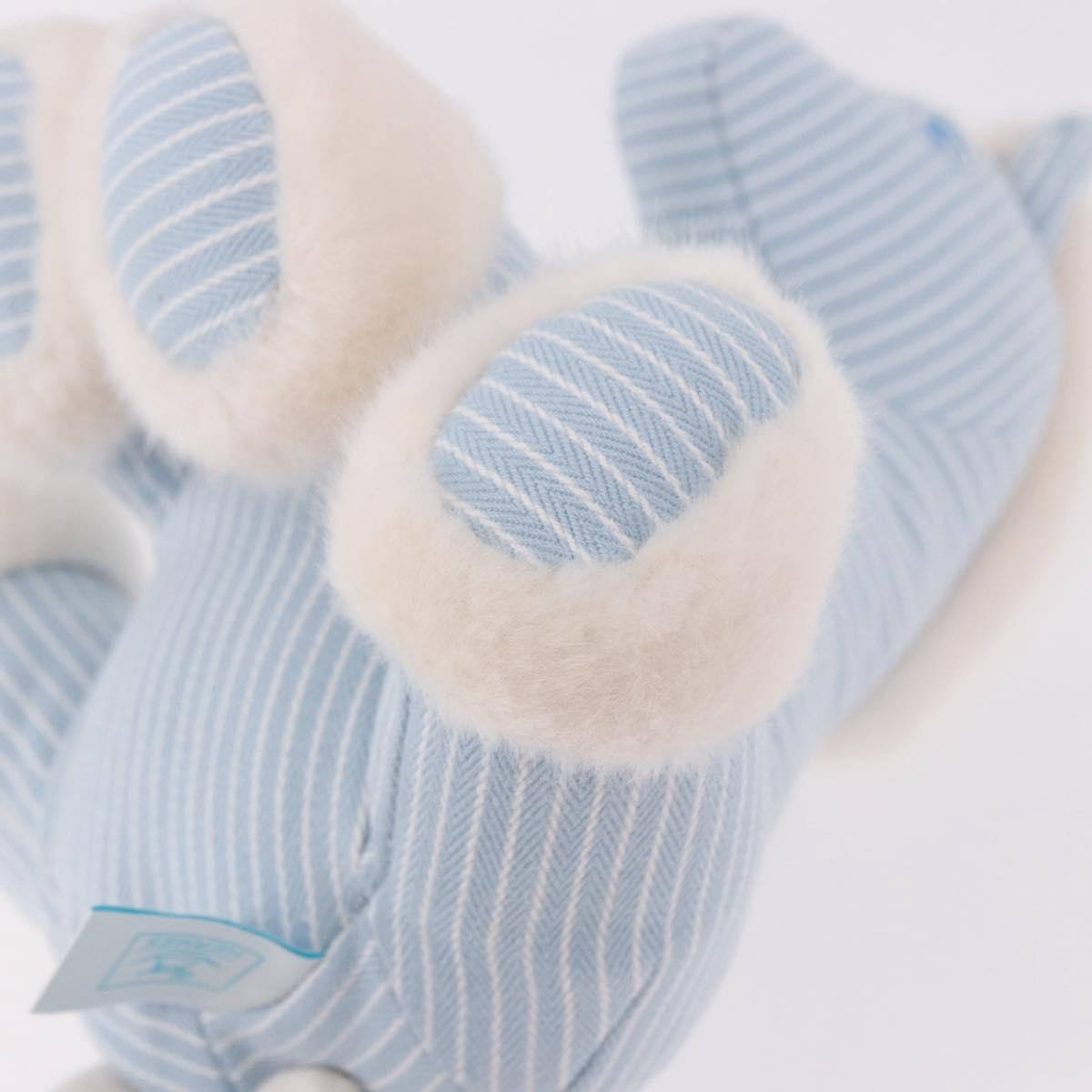 HERMES Baby Elmy Stuffed Cotton Light Blue Auth 190193M